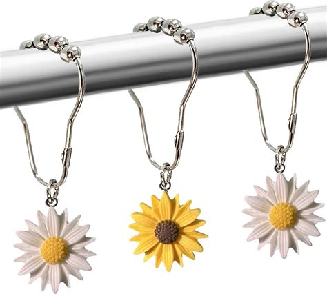 daisy shower curtain|daisy shower curtain rings.